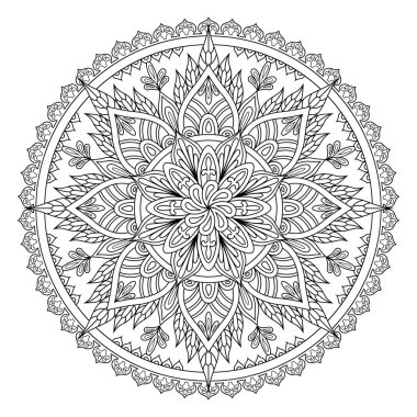 Mandala oryantal desen
