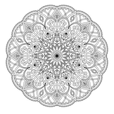 Mandala oryantal desen