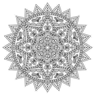 Mandala oryantal desen