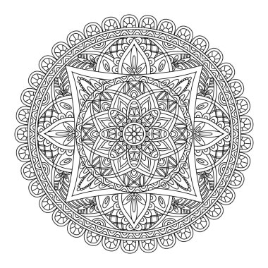 Mandala oryantal desen