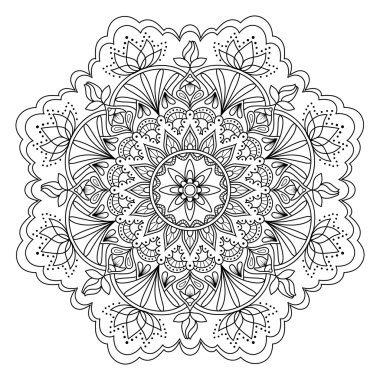 Mandala oryantal desen