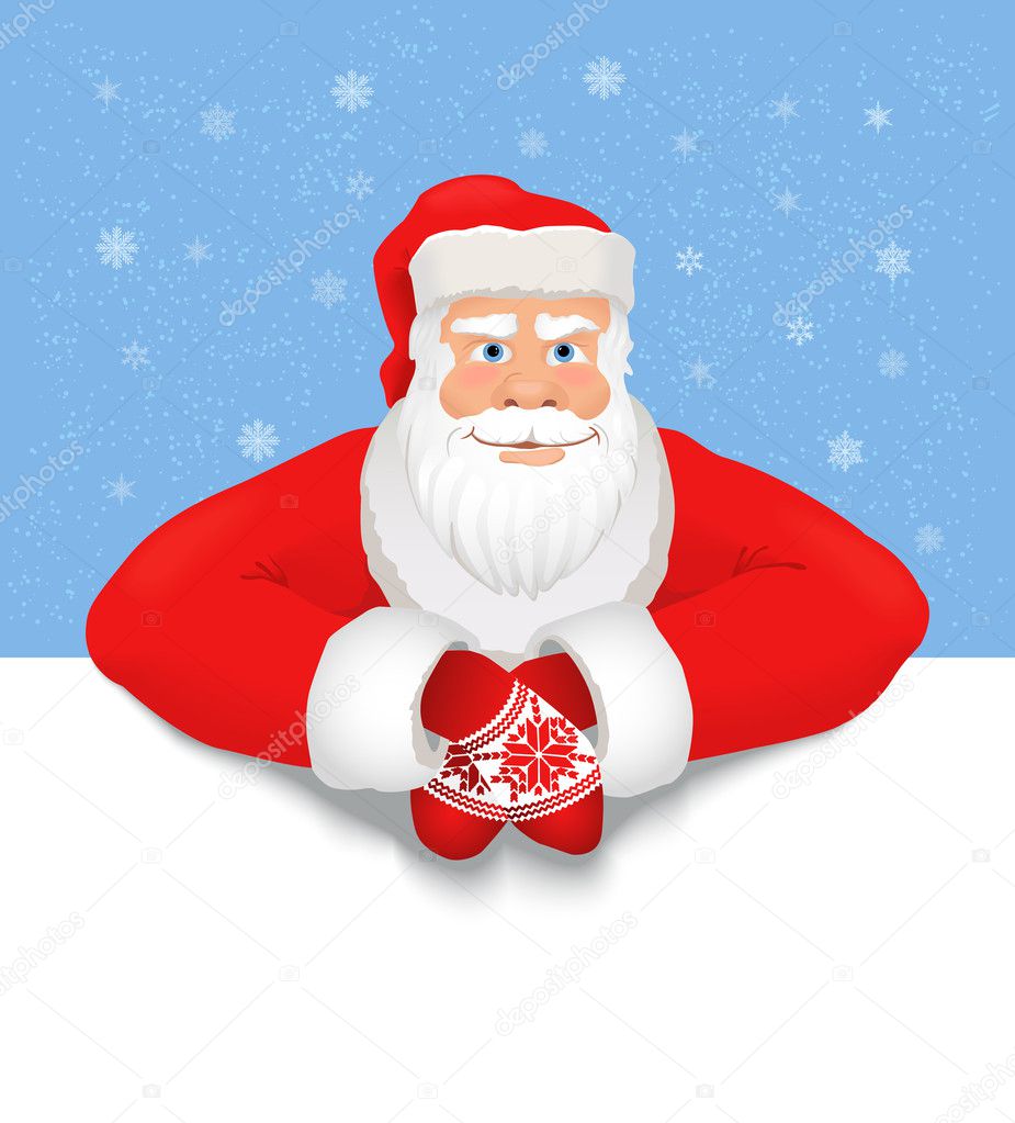 Santa Claus copy space 