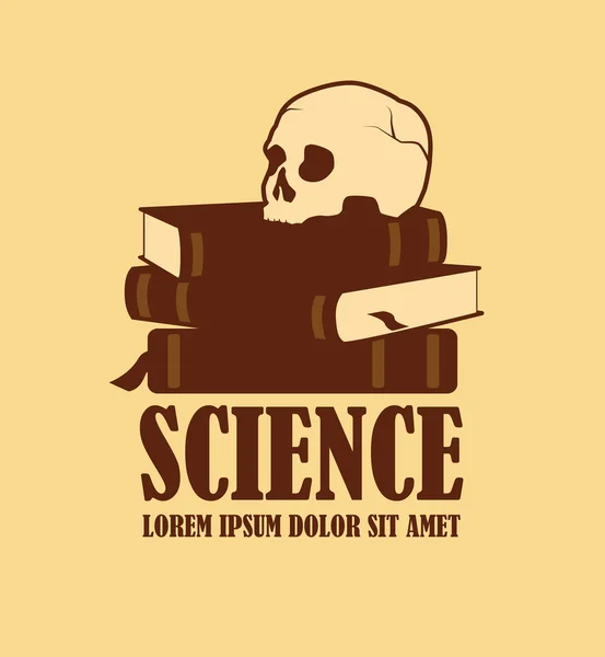 Science logo design template — 스톡 벡터