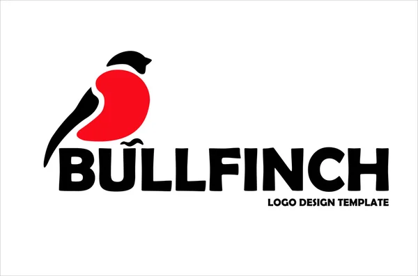 Шаблон дизайну логотипу Bullfinch — стоковий вектор