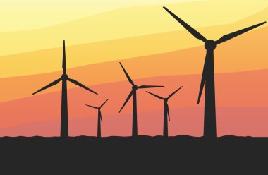 Beş çizgi film yel değirmenleri 