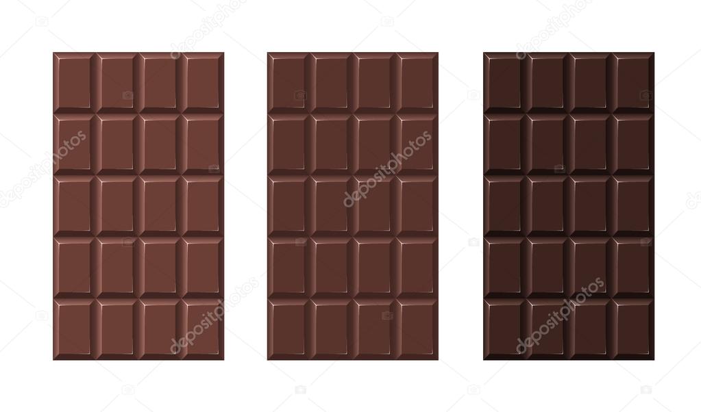 Chocolate milk bitter  on white background