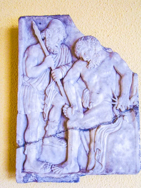Pastores Estatua Mármol Antiguo Museo Arte — Foto de Stock