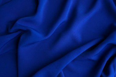 Kumaş koyu mavi. Malzeme arkaplanı.