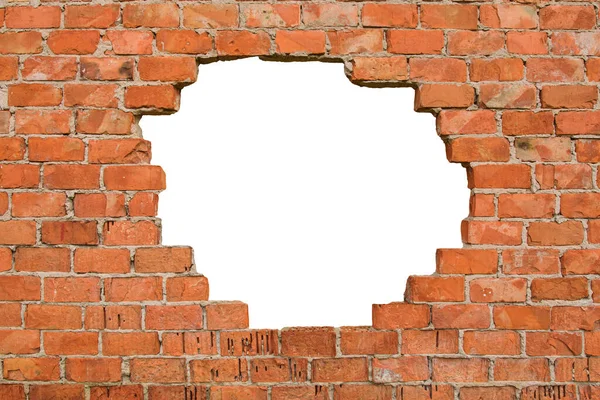 hole in brick wall
