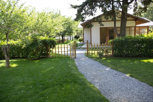 Vista da casa japonesa — Fotografia de Stock