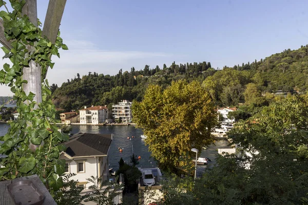 Vista Ponte Bósforo Embankment Turquia Turismo — Fotografia de Stock