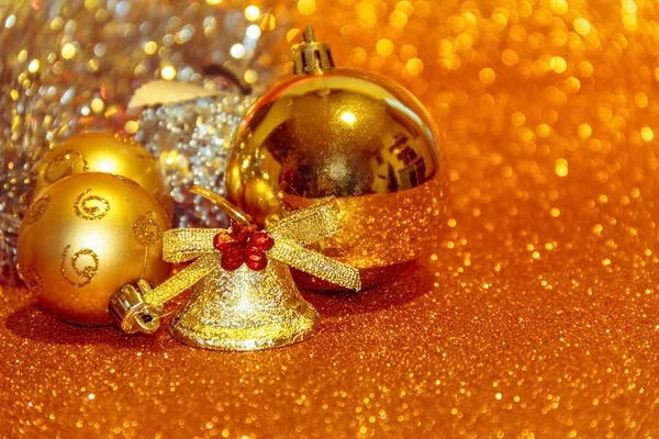 Christmas decoration balls close-up — Stock Photo, Image