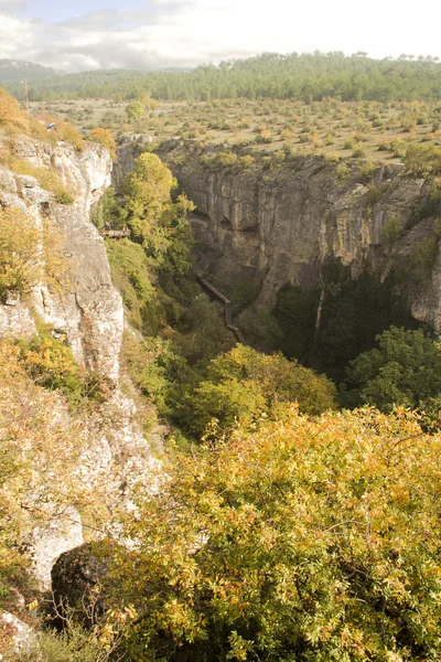 Je to pohled kaňon v Turecku v Safranbolu — Stock fotografie