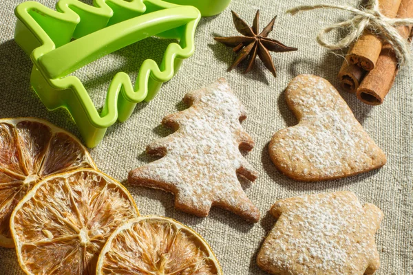 Cookies&green form — Stock Photo, Image