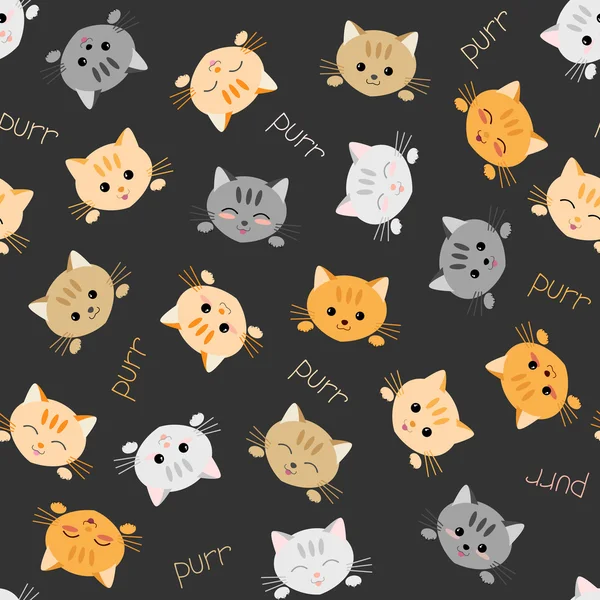 Sorunsuz yavru kedi arka plan. Japon manga tarzı.