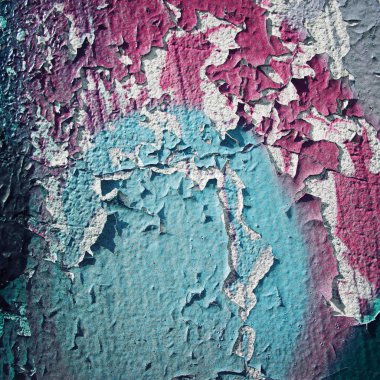 Grafiti closeup arka plan. Retro filtre fotoğraf.