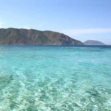 Kristal mavi su. Akdeniz. Türkiye.