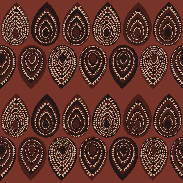 アフリカの伝統的な飾り — ストックベクタ