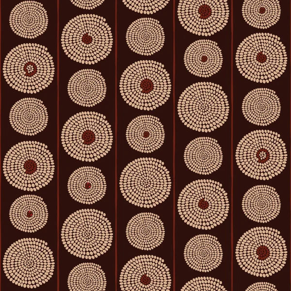 Traditionella afrikanska prydnad med virvlar. — Stock vektor