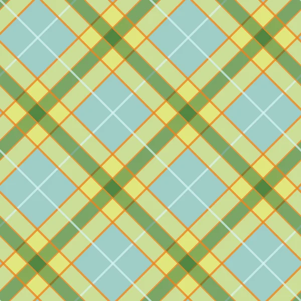 Pattern with Plaid Fabric — Stock Vector