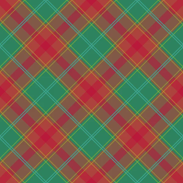 Patroon met klassieke plaid stof — Stockvector