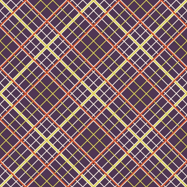 Pattern with Plaid Fabric — Stock Vector