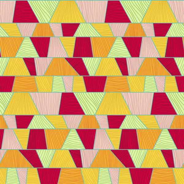 Patrón de mosaico abstracto . — Vector de stock