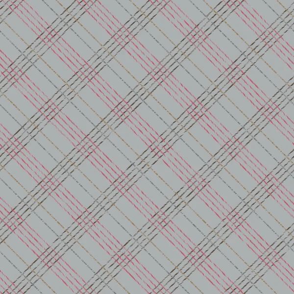 Fond tartan grunge pour la décoration ou la toile de fond. Végétal sans fin — Image vectorielle