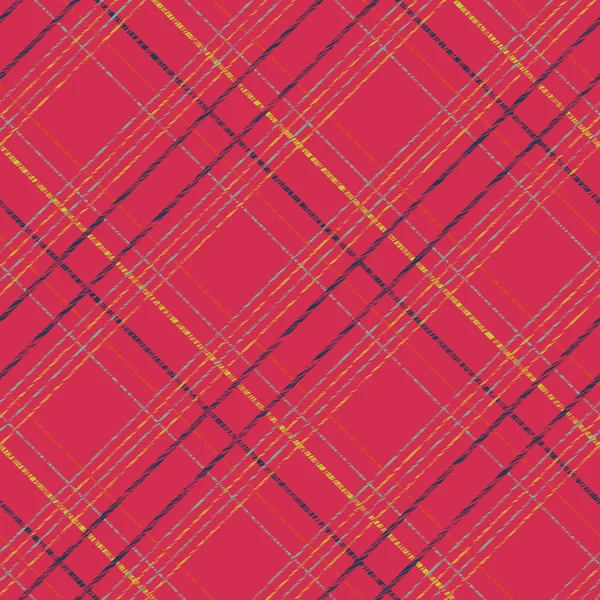Scratchy tartan background for decoration or backdrop. Abstract — Stock Vector