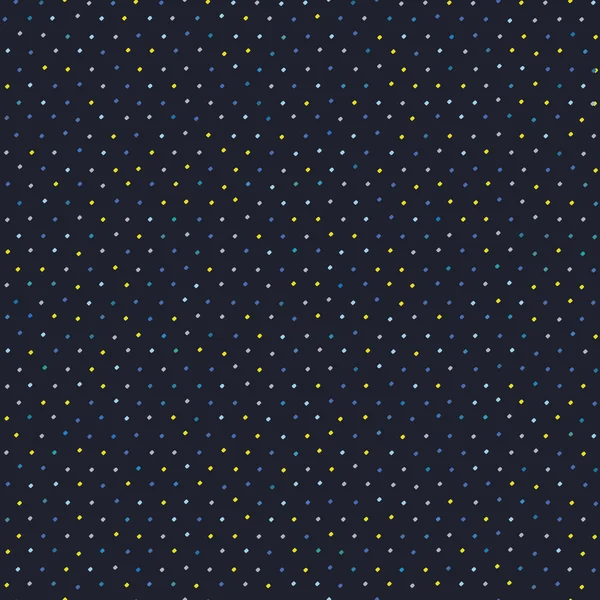 일반 점 그리드 배경 막입니다. 추상 대비 패턴입니다. 블루 노란 색상. — 스톡 벡터