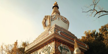 Swayambhunath Temple yakınındaki küçük Stupa