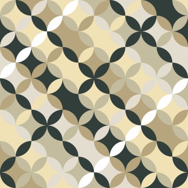 Sonsuz yuvarlak desen. Geleneksel Japon nakış dayalı.