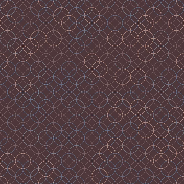 Enkel rund mönster. Baserad på traditionella japanska broderi. — Stock vektor