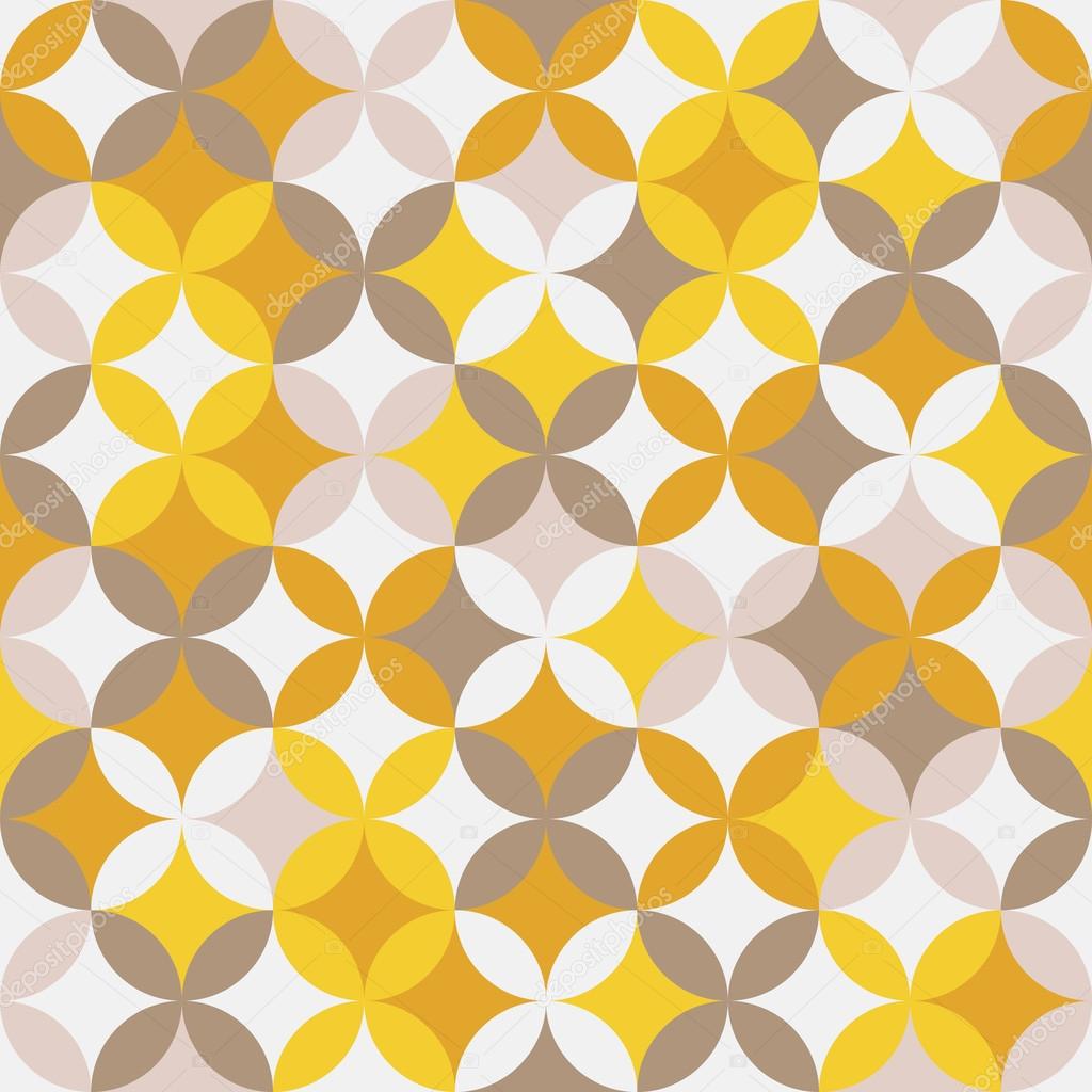 Abstract round pattern. Based on Traditional Japanese Embroidery. Abstract Seamless pattern.