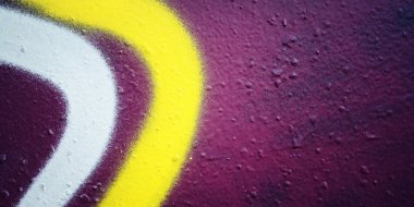 Metin çerçevesi. Grunge arka plan. Sokak grafiti portre. Yaşlı fotoğraf.