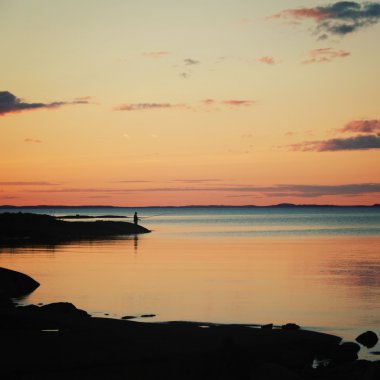 Rus Kuzey. Valaam Adası, Karelya Cumhuriyeti.