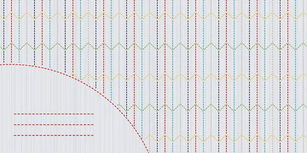 Renkli sashiko motifi ile kopya alanı metin için.