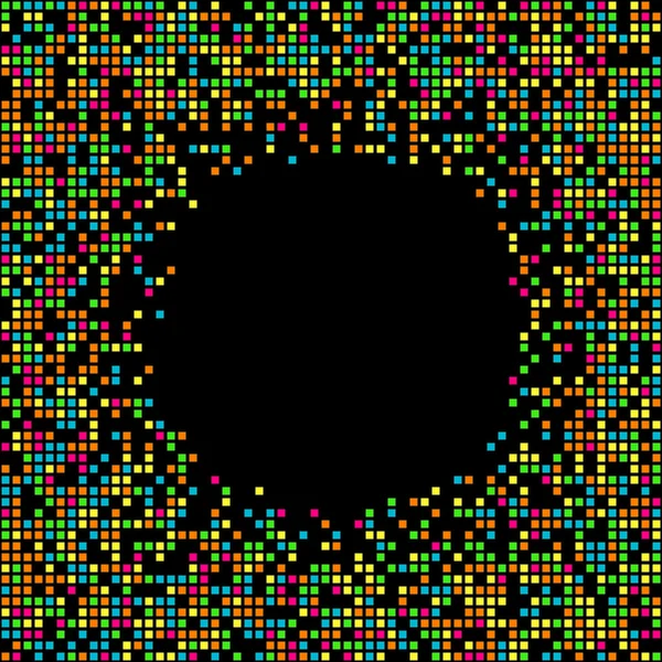 Modèle géométrique avec espace de copie pour le texte. Contexte abstrait — Image vectorielle