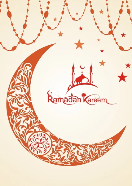 Ramadan kareem卡 — 图库矢量图片