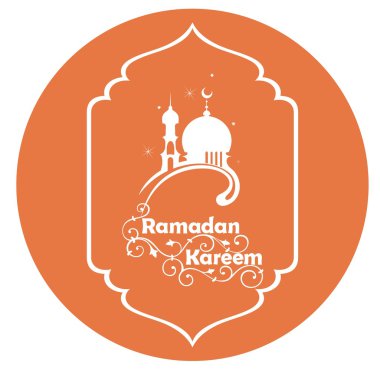 Beautiful greeting card.Ramadan Kareem clipart