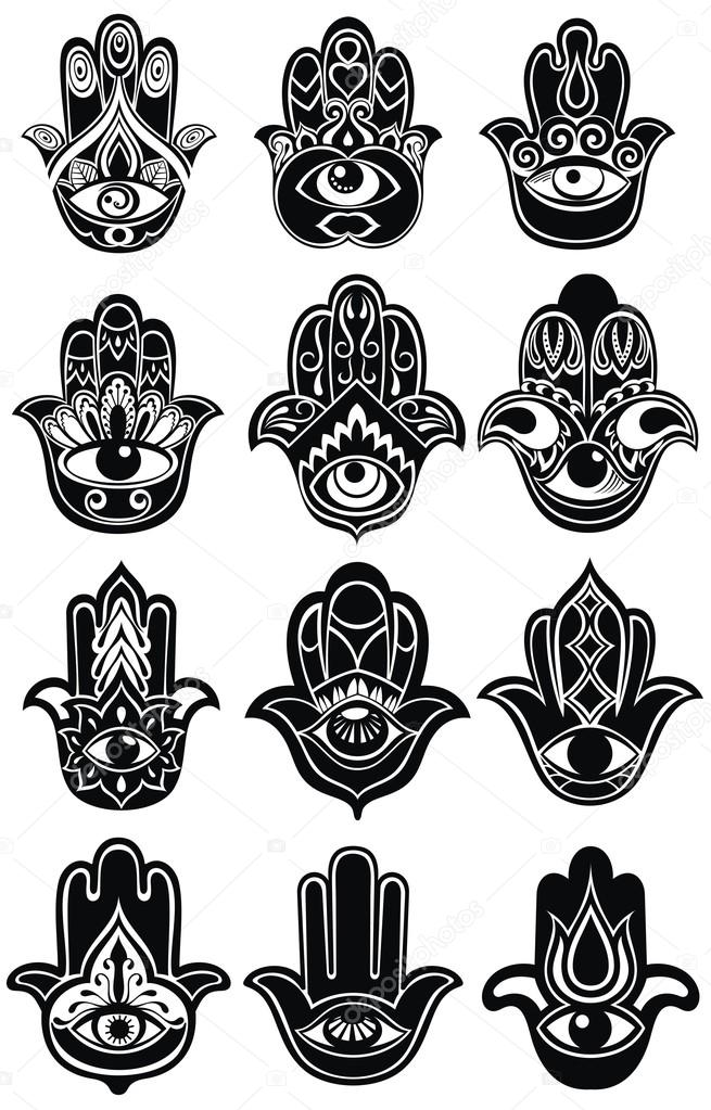 2 4 Hamsa Hand Vector Vector Images Free Royalty Free Hamsa Hand Vector Vectors Depositphotos