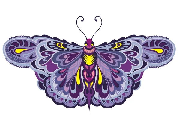 Летающая бабочка — стоковый вектор