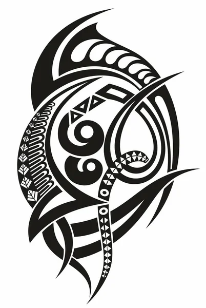 Tribal Tattoo Design Element Για Σχεδιασμό Σας — Διανυσματικό Αρχείο