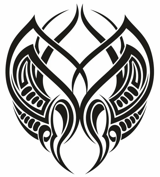 Design Tribal Tatuagem Elementos Padrão Vetorial Para Tatuagem —  Vetores de Stock