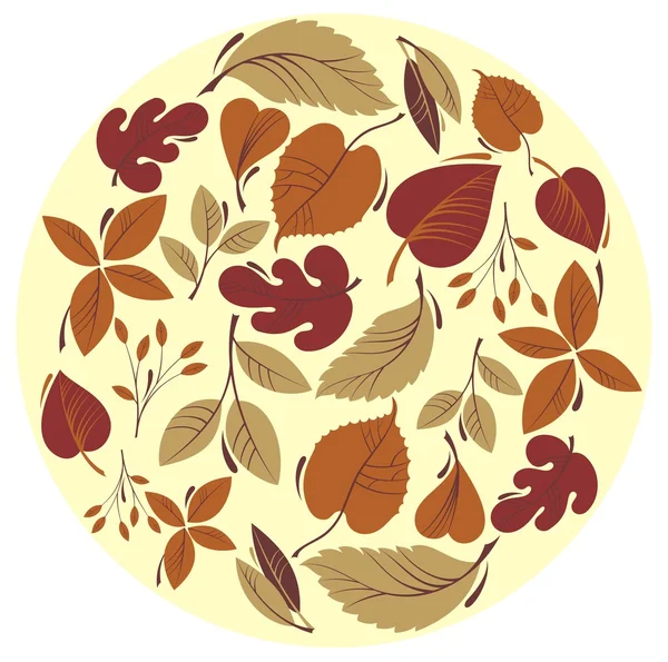 Autumn leaf background — Stock Vector