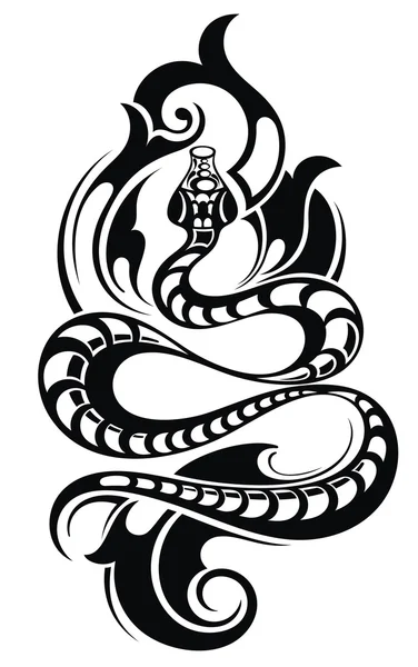 Τατουάζ φίδι — Διανυσματικό Αρχείο