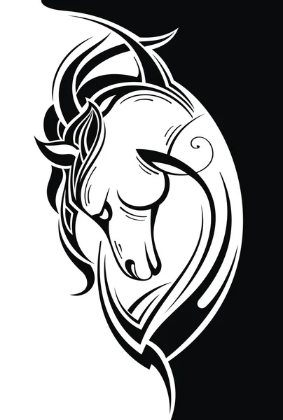 Logo cheval — Image vectorielle