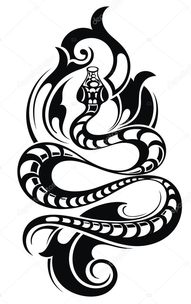 Snake tattoo Vector Art Stock Images | Depositphotos Snake tattoo Vector Art Stock Images | Depositphotos