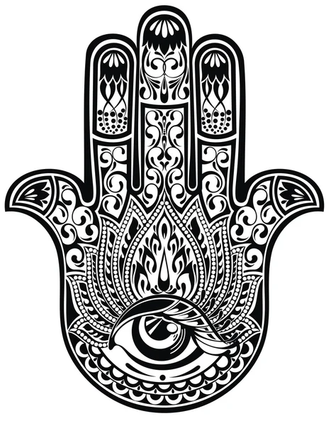 Hamsa-Hand — Stockvektor