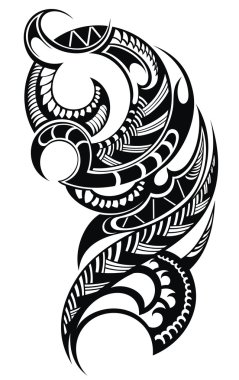 Maori dövme deseni tarz